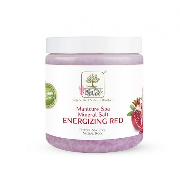 Sare de baie pentru maini Olive Tree Spa Clinic Energizing Red 250 gr 62346